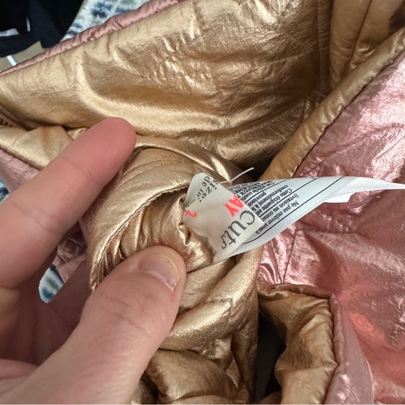 J. Crew toddler vest quilted puffer stars metallic reversible zip up pockets - Picture 7 of 7